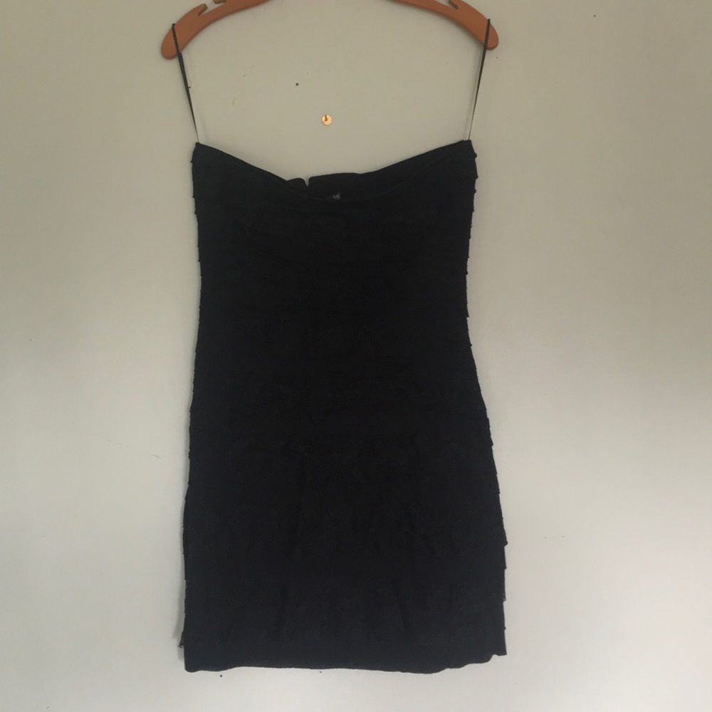 Black cocktail dress